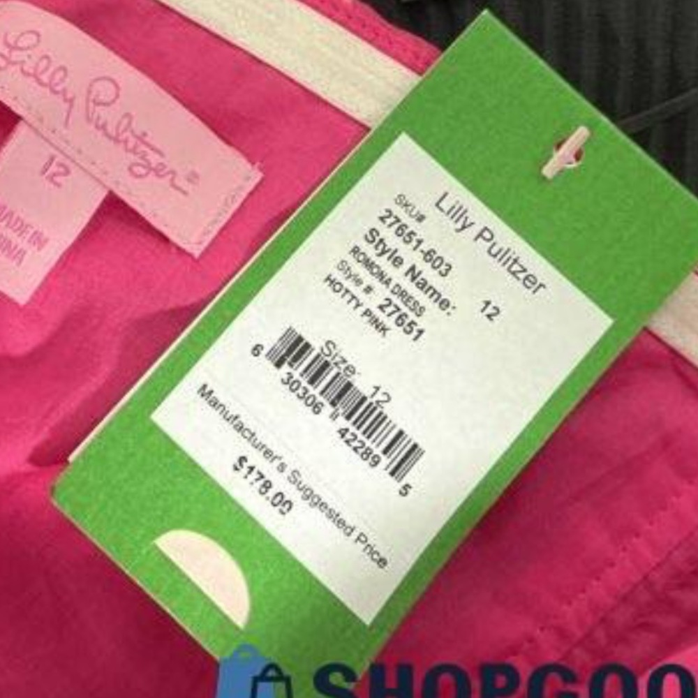 Lily Pulitzer Romona Pink Halter Dress - Picture 4 of 5